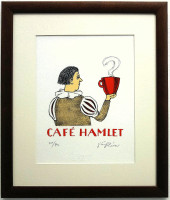 Jiří Slíva - Café Hamlet - grafika